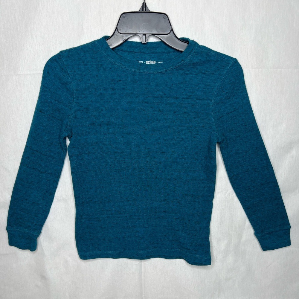 Urban‎ Pipeline Ultimate Thermal Shirt Teal Heather Long Sleeve Kids Small 8